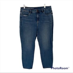 Talbots Flawless High Waist Jegging Crop Jeans Size 10 Medium Wash Stretch